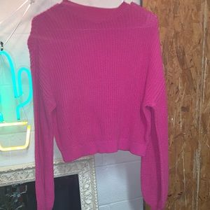 Hot Pink Crewneck Sweater